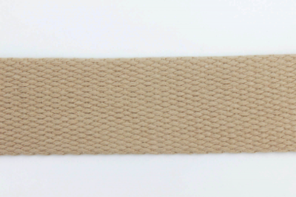 Gurtband Baumwolle 30mm sandstein (1 m)